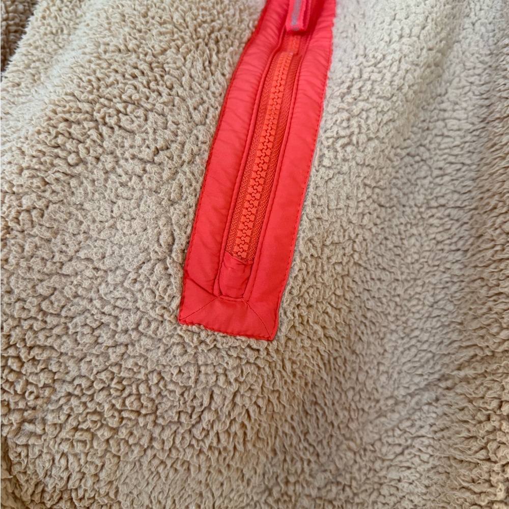 FP Movement Mountain High Half Zip Fleece Pullover-Brown/Orange - Picture 2 of 4